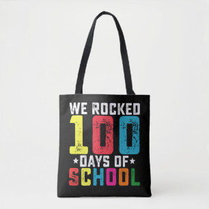 We Rocked 100 dagen school leraar student Draagtas