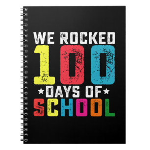 We Rocked 100 dagen school leraar student Notitieboek