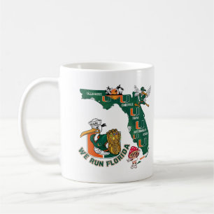 We Run Florida Voetbal Fan Gameday Grafisch Koffiemok