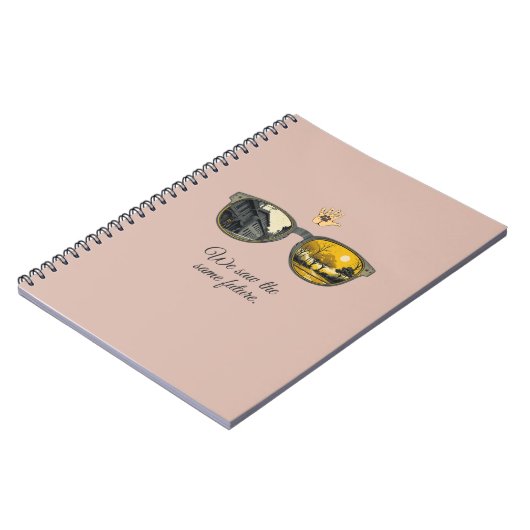 We saw the same future notitieboek (Linkerzijde)