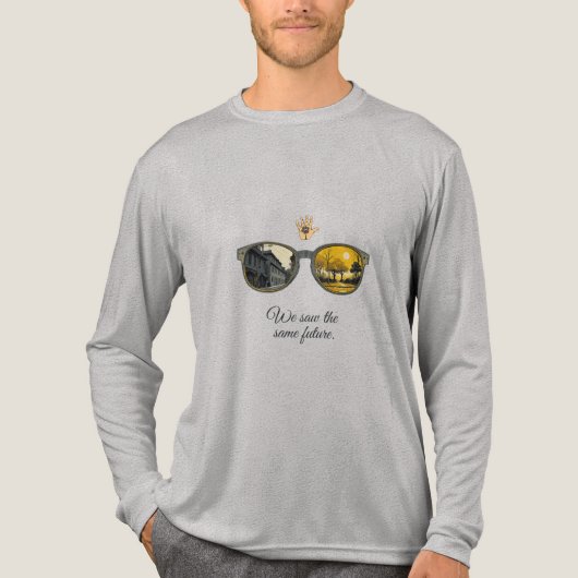 We saw the same future Tri-Blend shirt (Voorkant volledig)