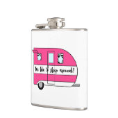 "We slapen graag rond!" Heupfles (Links)