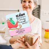 We Sleigh Caregiver Christmas client sticker