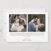 We sloten het Knot Heart Script Weddenschap Multi  Aankondiging (Achterkant)