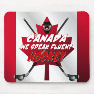 We spreken over Fluent Hockey Canada Humor Muismat