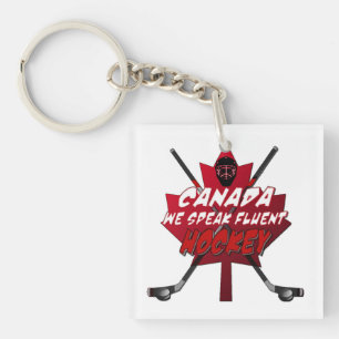We spreken over Fluent Hockey Canada Leaf Humor Sl Sleutelhanger