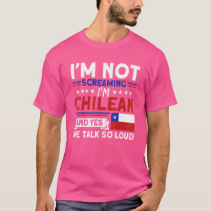 We spreken zo luid Chileense erfgoedcode T-shirt