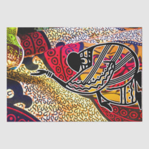 We staan op tissuepapier