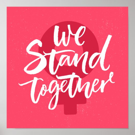 We staan samen poster (Voorkant)