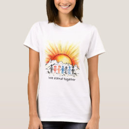 We staan samen t-shirt