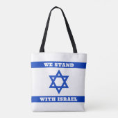 We staan voor Israël Draagtas (Achterkant)