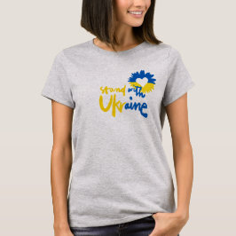 We Stand With Ukraine beroemd gemaakt door Sommer T-shirt