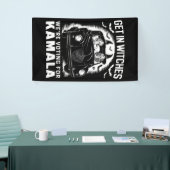 We stemmen op Kamala Halloween Spandoek (Beurs)