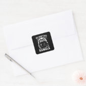 We stemmen op Kamala Halloween Vierkante Sticker (Envelop)