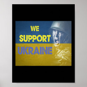We steunen Oekraïne Geen Oorlog Poster