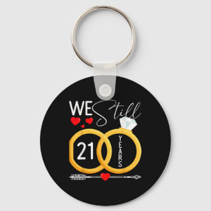 We Still Do 21 Jaar Getrouwd 21ste Huwelijksverjaa Sleutelhanger