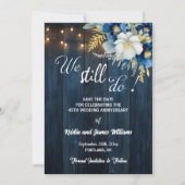 We Still Do 45th Wedding Anniversary String Lights Save The Date (Voorkant)