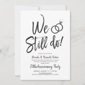 We Still Do Anniversary | Vernieuwde beloften gest Kaart (Voorkant)