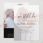 We Still Do Foto QR-code Huwelijksbelofte Vernieuw Kaart (Voorkant / Achterkant)