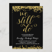 We Still Do | Koper Folie Bruiloftsfeest Kaart (Voorkant / Achterkant)