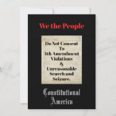 We the People 4th Amendment Kaart (Voorkant)