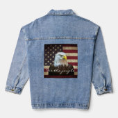 We The People American Flag Bald Eagle (Verso)