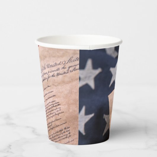 We the People Constitution Papieren Bekers (Rechts)