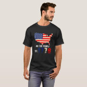 We the People EST 1776 Onafhankelijkheidsdag Ameri T-shirt (Voorkant volledig)