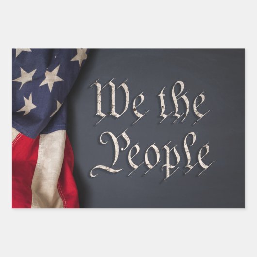 We the People Inpakpapier Vel (Voorkant)