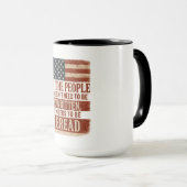 We the People Reread Flag Quote Mok (Voorkant rechts)