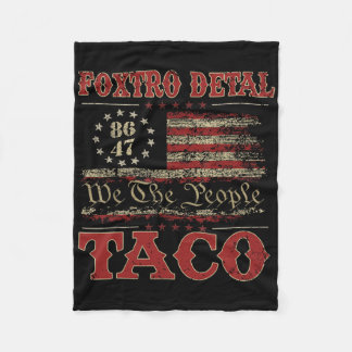 We The People Taco Foxtrot Delta Taco 2  Fleece Deken