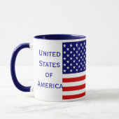 We The People USA Drapeau Café Mug par Janz (Gauche)