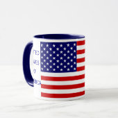 We The People USA Drapeau Café Mug par Janz (Devant gauche)