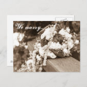 We trouwen... briefkaart (Voorkant / Achterkant)