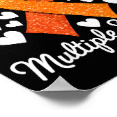 We Turn Fear Into Courage Multiple Sclerose Bewust Poster (Hoek)