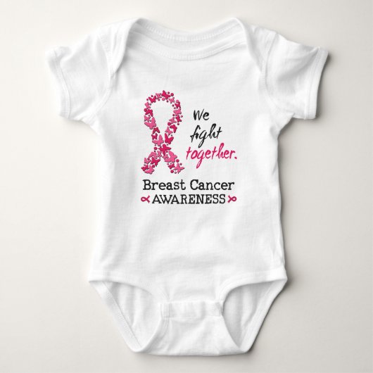 We vechten samen tegen borstkanker romper (Voorkant)