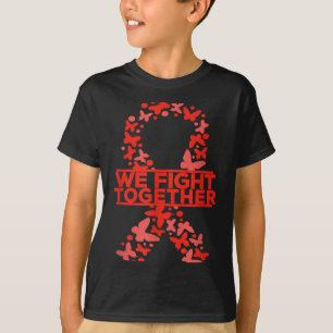 We Vechten Samen Tegen Hartziekten Bewustzijn Febr T-shirt