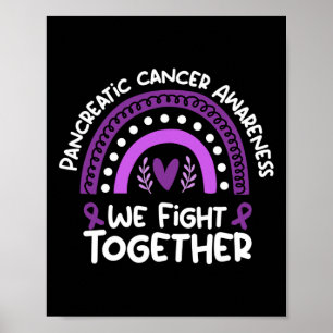 We vechten samen tegen het bewustzijn van alvleesk poster