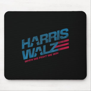 We vechten we winnen Kamala Harris Cat Lady Boho Muismat