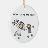 We verbinden de knoop keramisch ornament (Rechts)