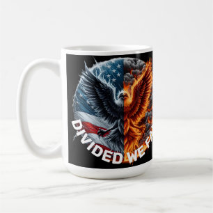 We verdeelden Herfst Burning Flag en Eagle Koffiemok
