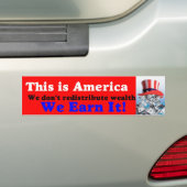 We verdienen het bumpersticker (Op auto)