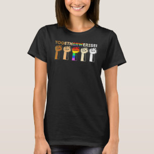 We verenigen sociale rechtvaardigheid t-shirt