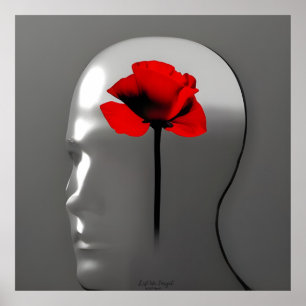 We vergeten het: AI Digital Art Print