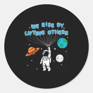 We verhogen door andere Motivatie prijsindieningen Ronde Sticker