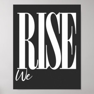 We verhogen het gebruik van Typografie Motivatie G Poster