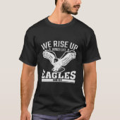 We verhogen onze vleugels als Eagles_1 T-shirt (Voorkant)