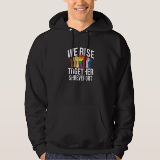 We verhogen samen Shonthport Lgbtq Louisiana Pride Hoodie