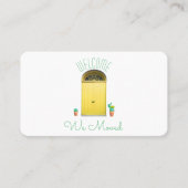 We verhuisden aankondiging zuidwesten gele deur ca (Voorkant)