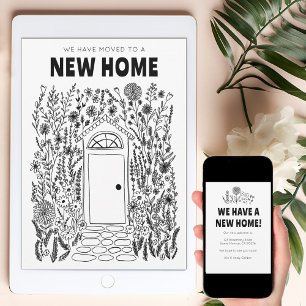 We verhuisden adres veranderen tuindeur digitale K Kaart